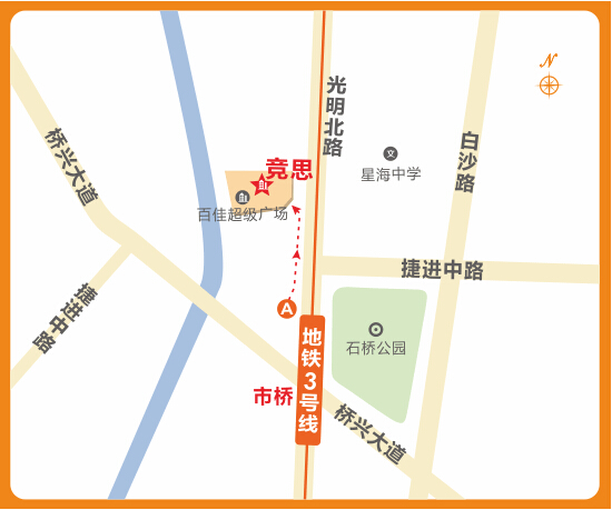 广州竞思教育番禺中心地图